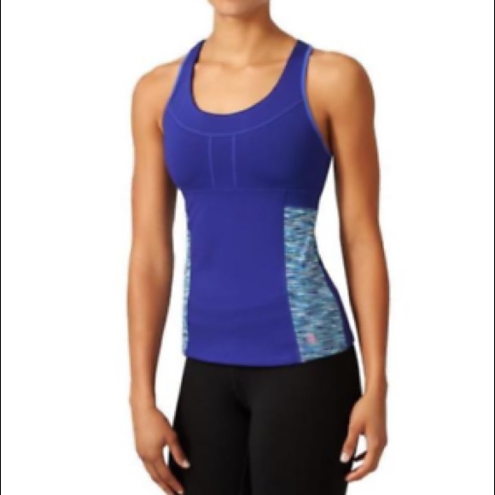 Blue Athleta High Support All Sport Tank Top NWT